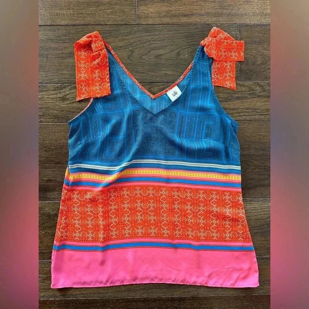 CAbi Bright Colored Tank- size Small